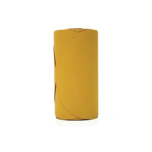 3M Disco Flexible Stikit Gold, 01210, 6 pulgadas, P150A5, 75 piezas por rollo - 7000118153