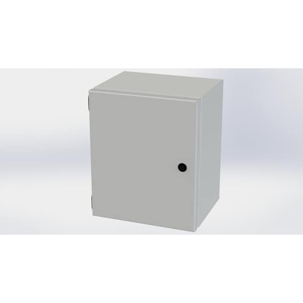 Saginaw Control & Engineering 1/4 Turn Latch Electrical Enclosures, 12 in H, 8 in D, 10 in W - SCE-12108ELJLG
