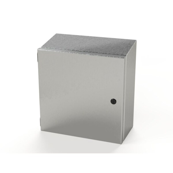 Saginaw Control & Engineering 1/4 Turn Latch Electrical Enclosures, 12 in H, 6 in D, 12 in W - SCE-1212ELJSSST