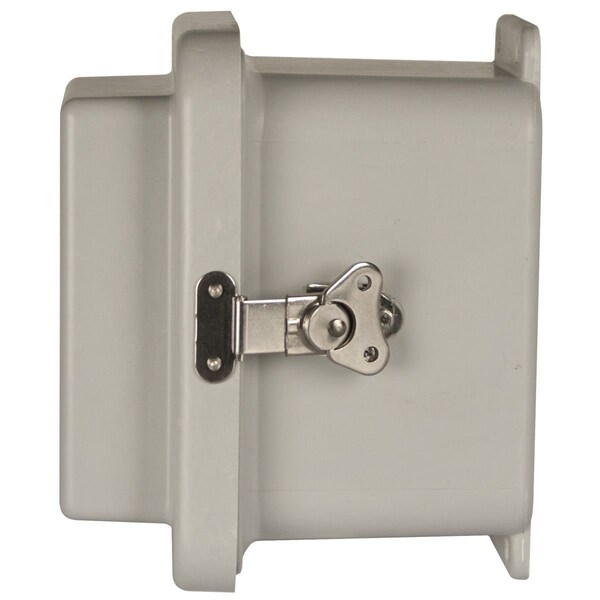 Wiegmann Twist Lock Latch Electrical Enclosures, 6 in H, 5 in D, 4 in W - HW-RHJ60405CHTL