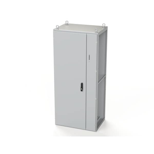 Saginaw Control & Engineering 3 Point Latch with Coinproof/Padlocking Swing Handle Electrical Enclosures, 70.87 in H, 22 in D - SCE-SD180806LG