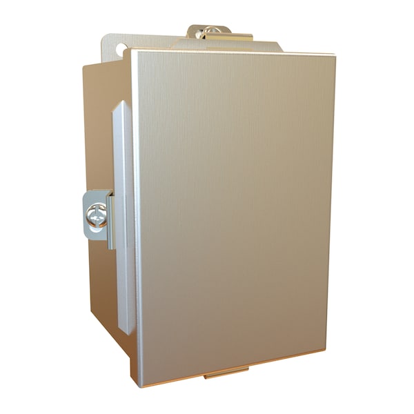 Hammond Clamp and Screws Electrical Enclosures, 6 in H, 4 in D, 4 in W - 1414N4SSC4