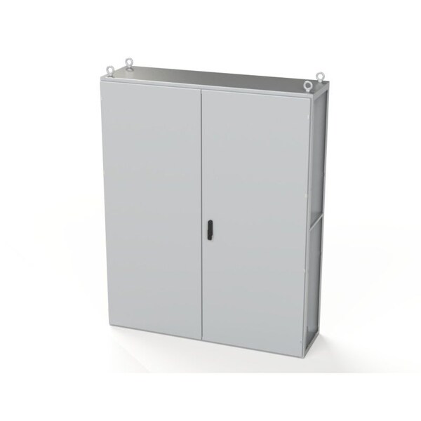 Saginaw Control & Engineering 3 Point Latch with Padlock Swing Handle Electrical Enclosures, 78.74 in H, 18 in D, 62.99 in W - SCE-T201605LG