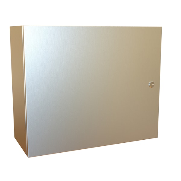 Hammond 1/4 Turn Latch with Handle Electrical Enclosures, 20 in H, 10 in D, 24 in W - EN4SD202410SS