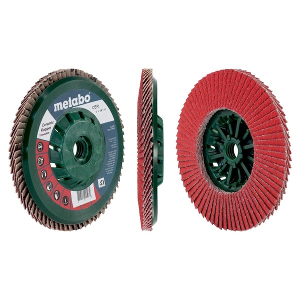 Disco de láminas Metabo de 5" Cerámico 60 5/8"-11 T29 Recortable (PB) - 629459000