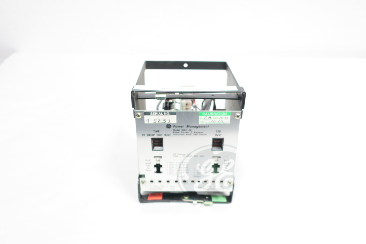 GENERAL ELECTRIC GE DIAC 5B POWER MANAGEMENT OVERCURRENT PROTECTION 5A OTHER RELAY