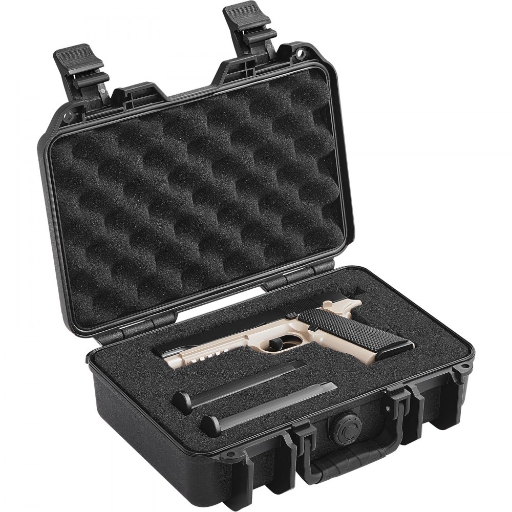 VEVOR Hard Pistol Cases with Pre-cut PU Foam Lockable Pistol Case for 1 Pistol - YZSQHRN1ZQ12G3XK3V0