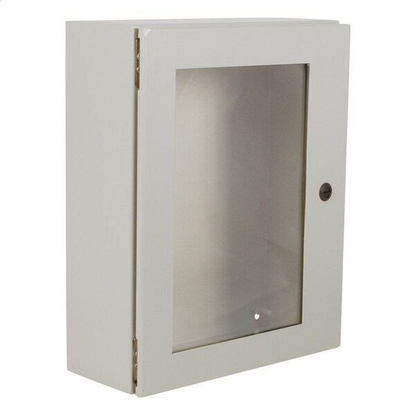 Wiegmann 1/4 Turn Latch Electrical Enclosures, 24 in H, 20 in D, 24 in W - N412242420WCLG