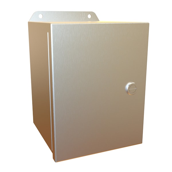 Hammond 1/4 Turn Latch Electrical Enclosures, 8 in H, 6 in D, 6 in W - EJ866SS