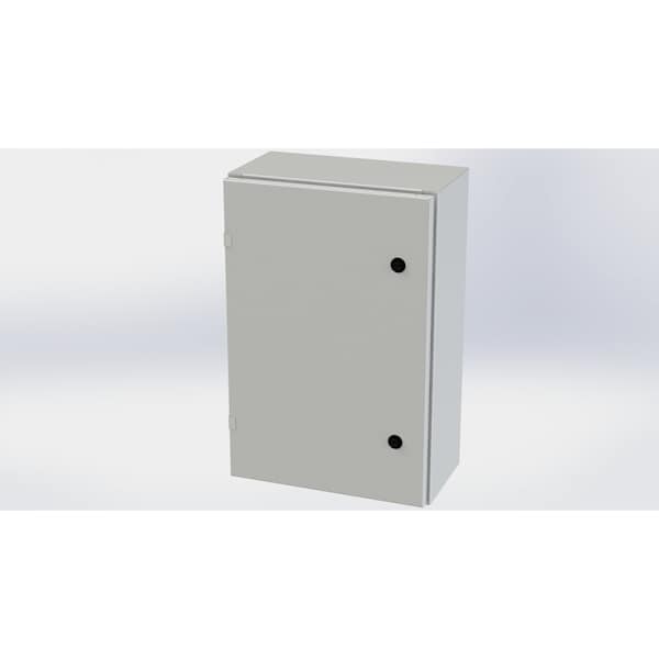 Saginaw Control & Engineering 1/4 Turn Latch Electrical Enclosures, 24 in H, 8 in D, 16 in W - SCE-24EL1608LPLG