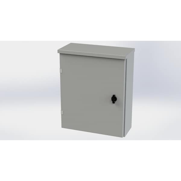 Saginaw Control & Engineering 1/4 Turn Knob Latch Electrical Enclosures, 20 in H, 6 in D, 16 in W - SCE-20R1606LP