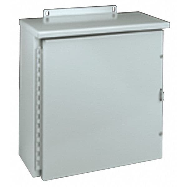 Wiegmann Padlockable Hasp Electrical Enclosures, 24 in H, 8 in D, 20 in W, 3R, Steel - RHC242008