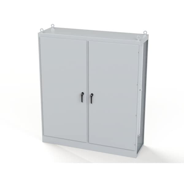 Saginaw Control & Engineering 3 Point Latch with Padlock Handle Electrical Enclosures, 90 in H, 24 in D, 78-3/4 in W - SCE-90XML2D24