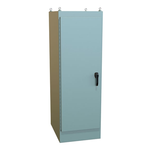 Hammond 3 Point Latch with Keyed Handle Electrical Enclosures, 72.06 in H, 30.03 in D, 24.06 in W - 1418WD30