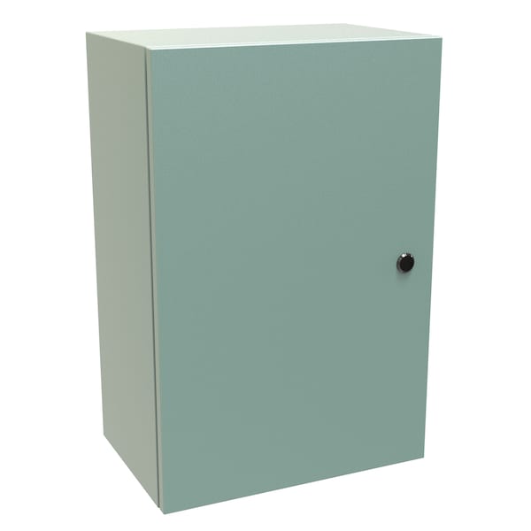 Hammond Slotted 1/4 Turn Latch Electrical Enclosures, 24 in H, 10 in D, 16 in W - EN4SD241610GY