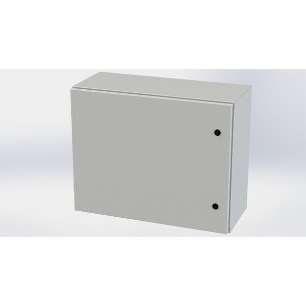 Saginaw Control & Engineering 1/4 Turn Latch Electrical Enclosures, 24 in H, 12 in D, 30 in W - SCE-24EL3012LPLG