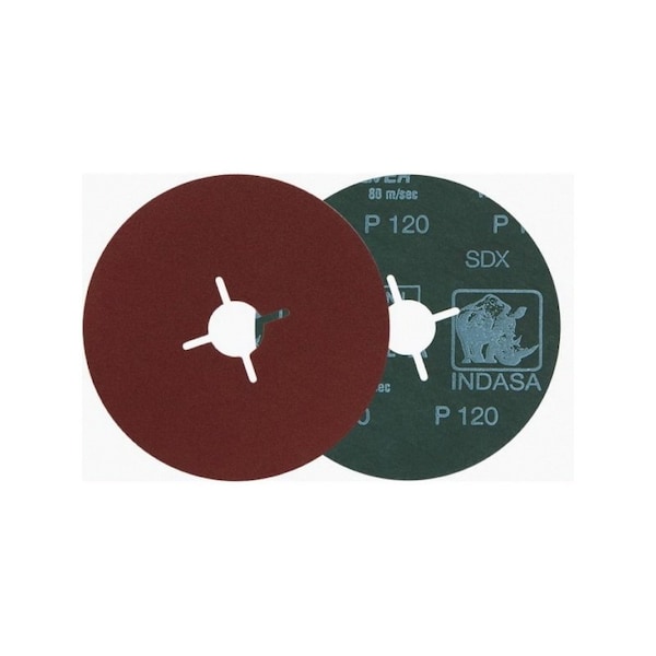 Disco de fibra de resina de 7 pulgadas 36 granos - 2000-36 de Indasa USA.