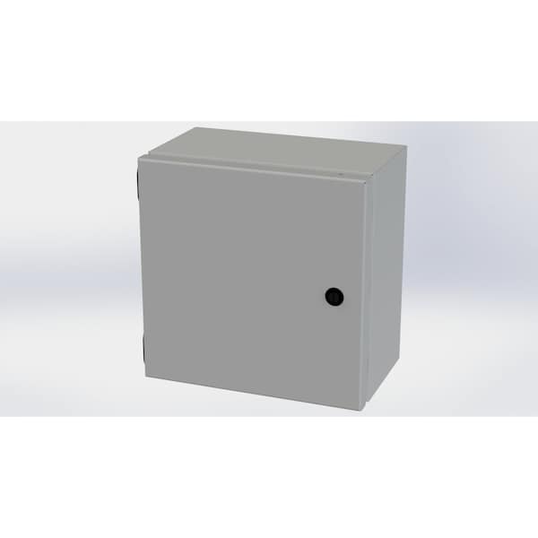 Saginaw Control & Engineering 1/4 Turn Latch Electrical Enclosures, 10 in H, 6 in D, 10 in W - SCE-10106ELJ