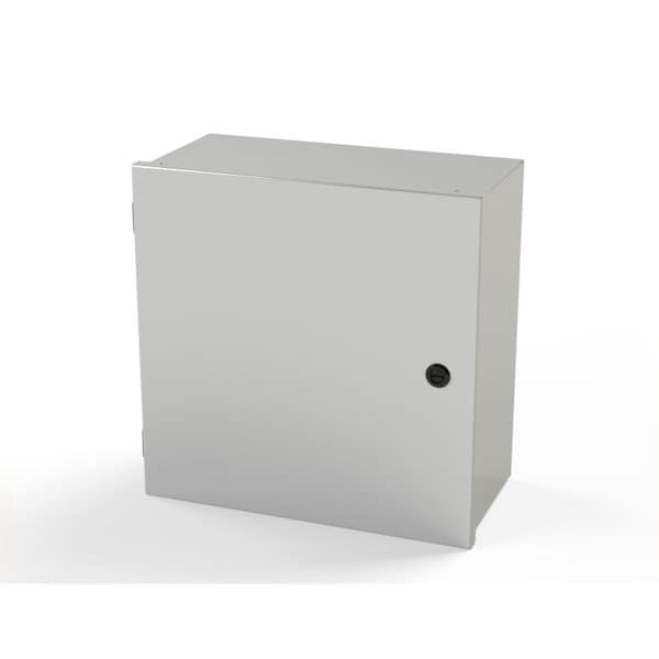 Saginaw Control & Engineering 1/4 Turn Latch Electrical Enclosures, 16 in H, 8 in D, 16 in W - SCE-16N1608LP