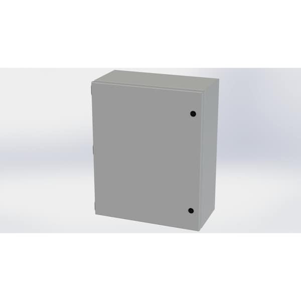 Saginaw Control & Engineering 1/4 Turn Latch Electrical Enclosures, 20 in H, 8 in D, 16 in W - SCE-20168ELJ