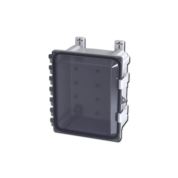 Saginaw Control & Engineering Quick Release Padlock Hasp Electrical Enclosures, 11.41 in H, 6.36 in D, 10.68 in W - SCE-1008PCW