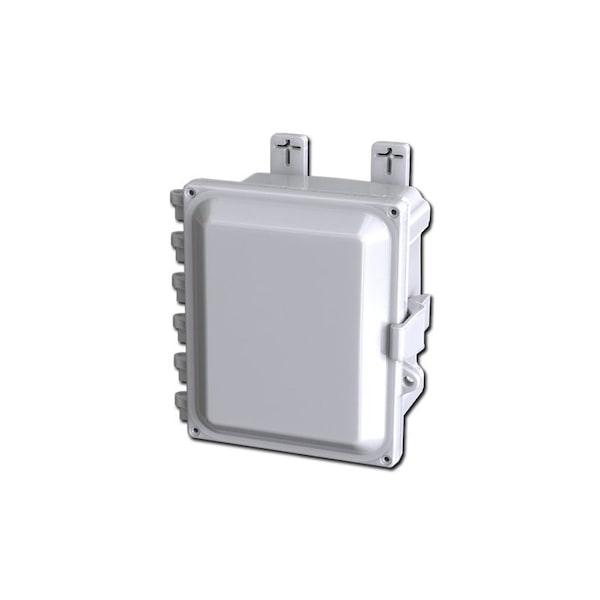 Saginaw Control & Engineering Quick Release Padlock Hasp Electrical Enclosures, 9.47 in H, 5.86 in D, 8.68 in W - SCE-806PC