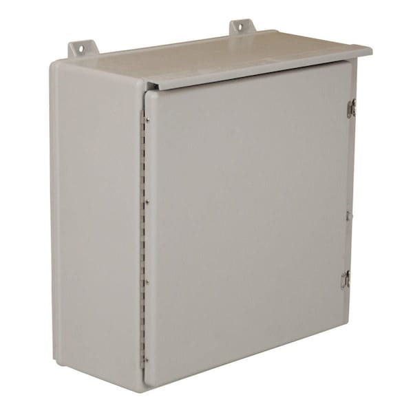 Wiegmann Twist Lock Latch Electrical Enclosures, 33 in H, 12 in D, 26 in W - HW-N3R302410CH