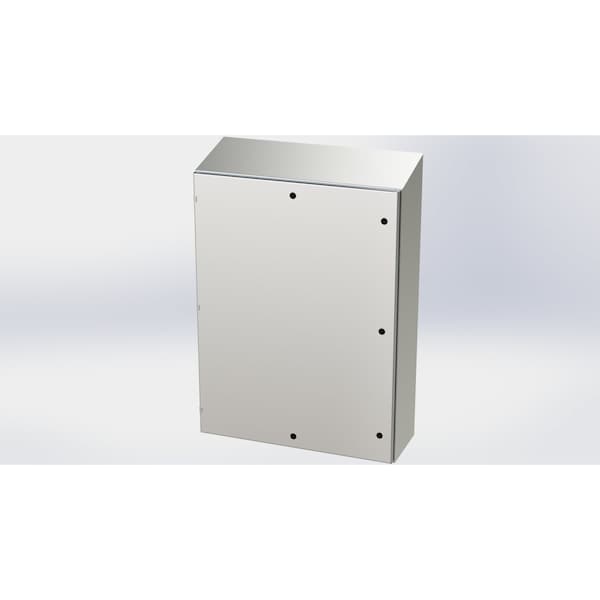 Saginaw Control & Engineering 1/4 Turn Latch Electrical Enclosures, 48 in H, 12 in D, 36 in W - SCE-48EL3612SSST