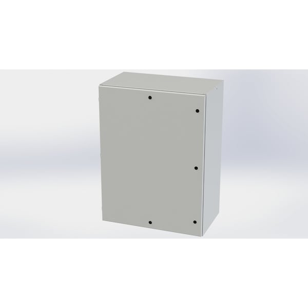 Saginaw Control & Engineering 1/4 Turn Latch Electrical Enclosures, 48 in H, 20 in D, 36 in W - SCE-48EL3620LPLG