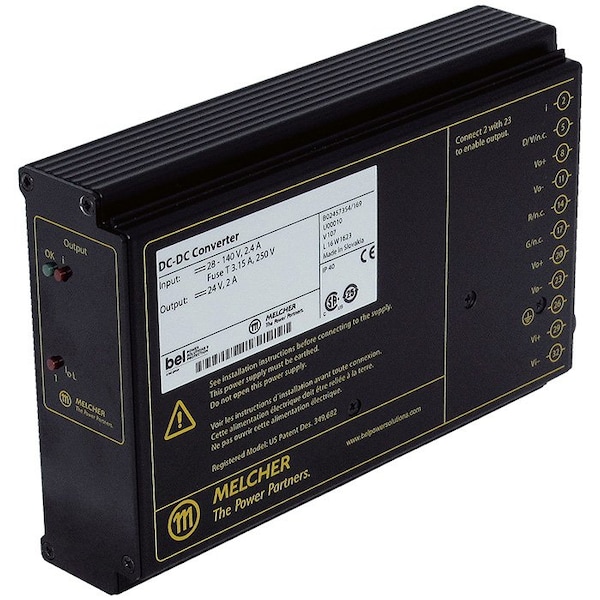 Bel Power Solutions AC to DC Converter, 85-264V AC to 5.1/15/15V DC, Chassis - LM3040-9