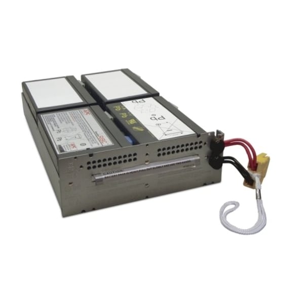 Apc UPS Battery, Mfr. No. SMT1500RM2U, 48V DC, Detachable Cable - APCRBC133