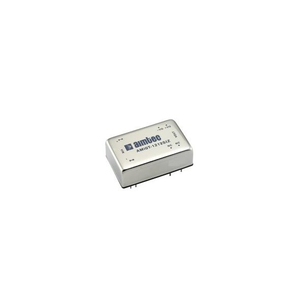 Aimtec DC to DC Converter, 48V DC to 12/-12V DC, 10VA, 0 Hz, Nickel Coated Copper - AM10TW-4812DIZ