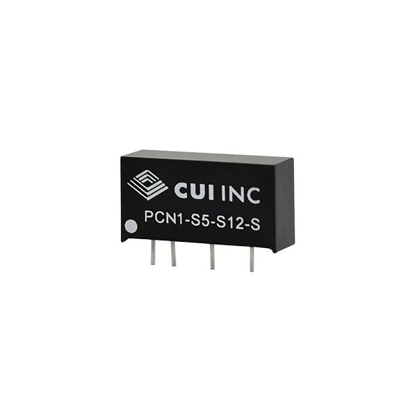 Cui Inc DC to DC Converter, 5V DC to 5/ -5V DC, 1VA, 0 Hz - PCN1-S5-D5-S