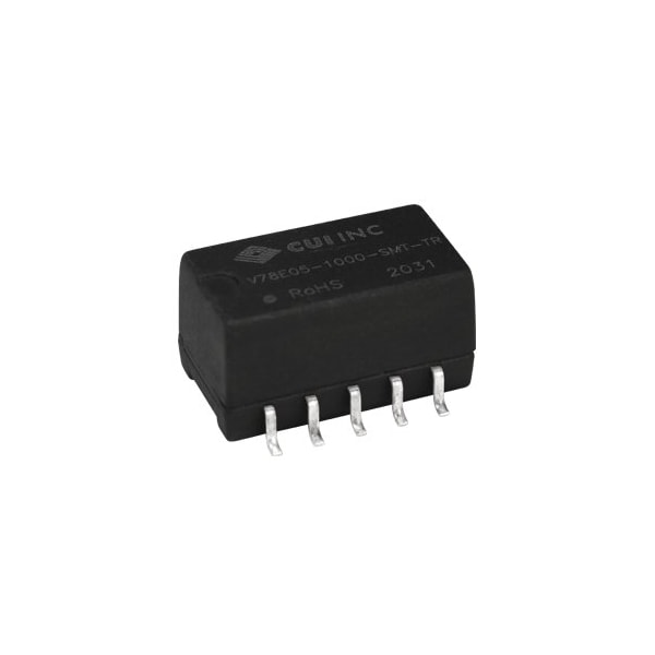 Cui Inc DC to DC Converter, 16-36V DC to 12V DC, 12VA, 0 Hz, Surface - V78E12-1000-SMT-TR