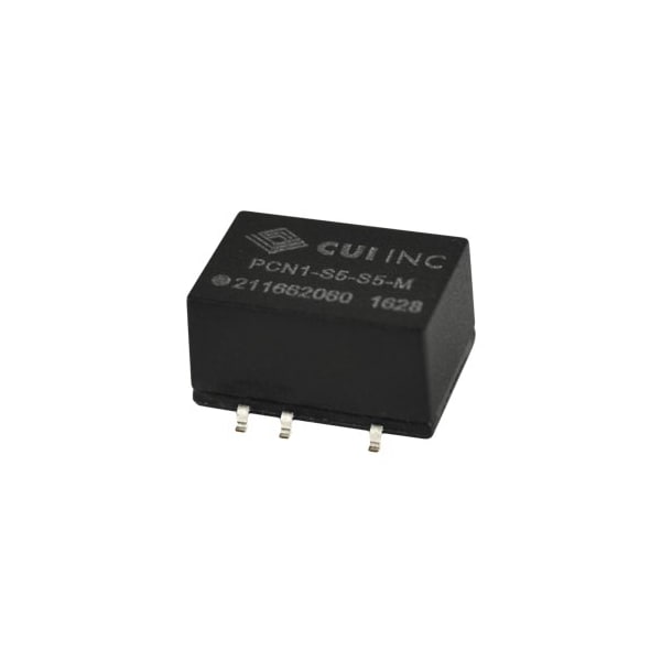 Cui Inc DC to DC Converter, 5V DC to 12V DC, 1VA, 0 Hz, Surface - PCN1-S5-S12-M