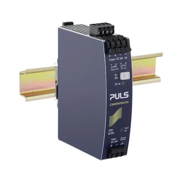 Puls DC/DC converter, 24 V, 5 A, with signal contacts - CD5.241-S1