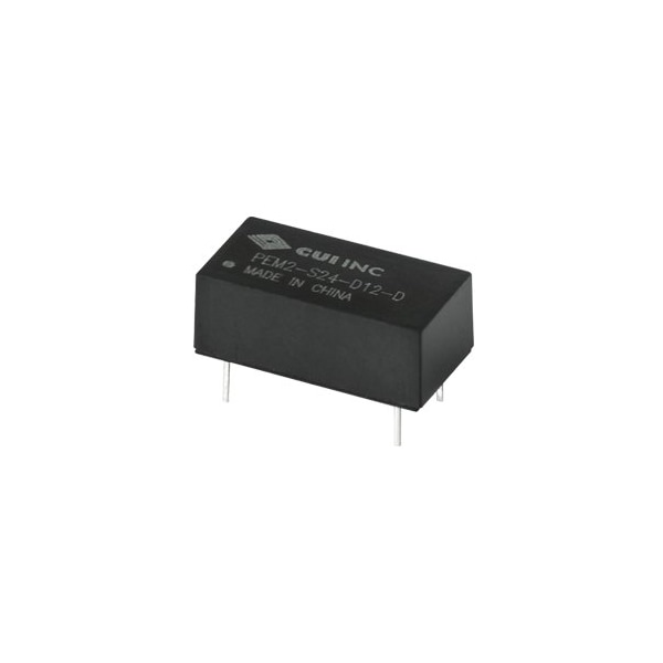 Cui Inc DC to DC Converter, 4.5-5.5V DC to 5V DC, 2VA, 0 Hz - PEM2-S5-S5-D