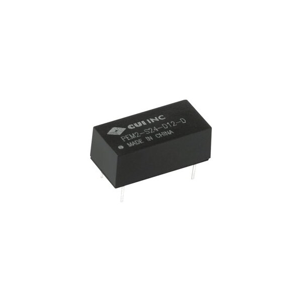 Cui Inc DC to DC Converter, 4.5-5.5V DC to 5V DC, 2VA, 0 Hz - PEM2-S5-S5-D