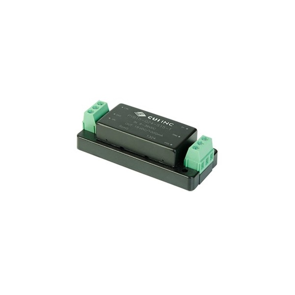Cui Inc DC to DC Converter, 24V DC to 12V DC, 15VA, 0 Hz, Chassis - PYB15-Q24-S12-T