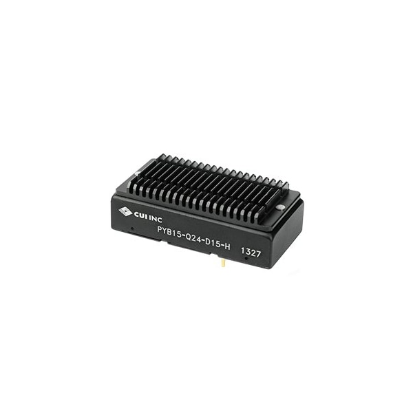Cui Inc DC to DC Converter, 24V DC to 3.3V DC, 15VA, 0 Hz - PYB15-Q24-S3-H