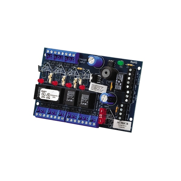 Altronix CONVERTS ONE 12 TO 24 VOLT, AC OR DC INPUT INTO FOUR PTC, OUTPUTS - ACM4CB