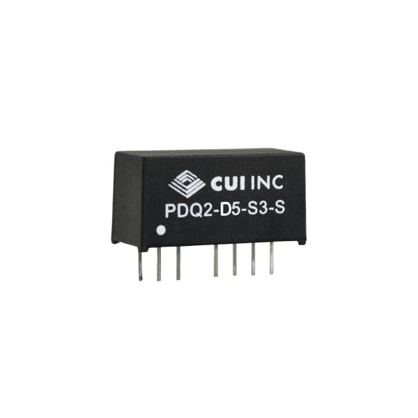 Cui Inc DC to DC Converter, 5V DC to 3.3V DC, 2VA, 0 Hz - PDQ2-D5-S3-S
