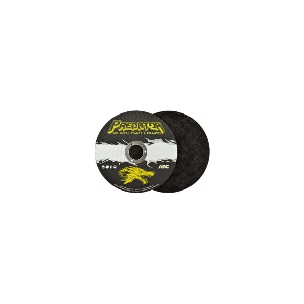 Rueda de corte recubierta de alto rendimiento recta T1 de 5" x 1/16" x 7/8" de abrasivos Arc, A46T - 905167803W.