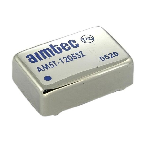 Aimtec DC to DC Converter, 24V DC to 3.3V DC, 15VA, 0 Hz, Nickel Coated Copper - AM15T-2403SZ