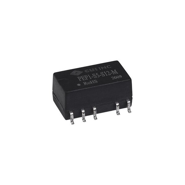 Cui Inc DC to DC Converter, 5V DC to 15V DC, 1VA, 0 Hz, Surface - PEP1-S5-S15-M