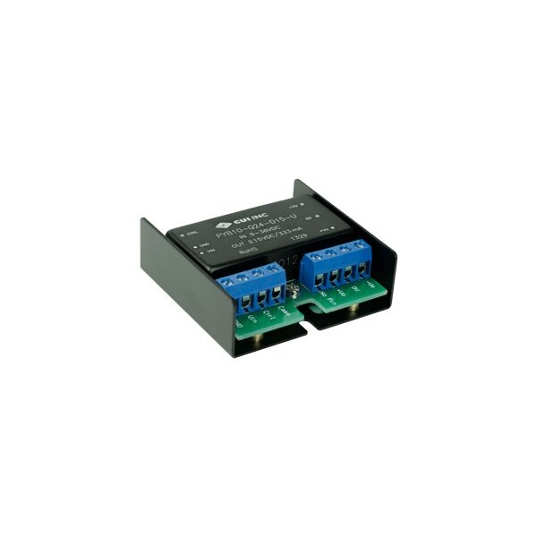 Cui Inc DC to DC Converter, 24V DC to 5V DC, 10VA, 0 Hz, Chassis - PYB10-Q24-S5-U