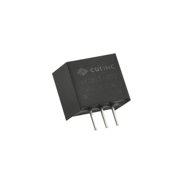 Cui Inc DC to DC Converter, 24V DC to 3.3V DC, 1.65VA, 0 Hz - VX7803-500