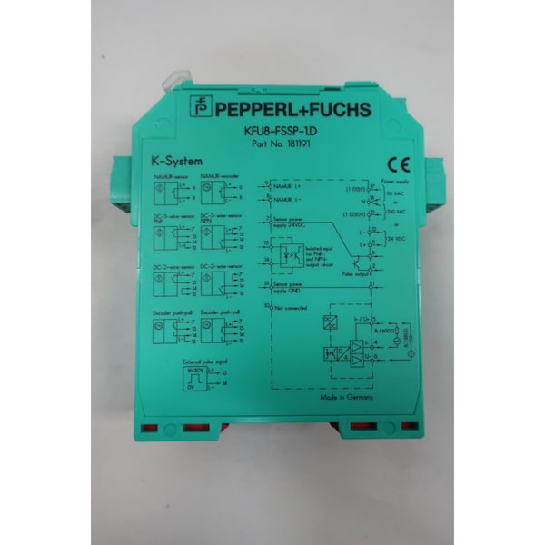Pepperl Fuchs Voltage Converter, 115/230V AC/24V DC to 24V DC, 50/60 Hz - KFU8-FSSP-1.D