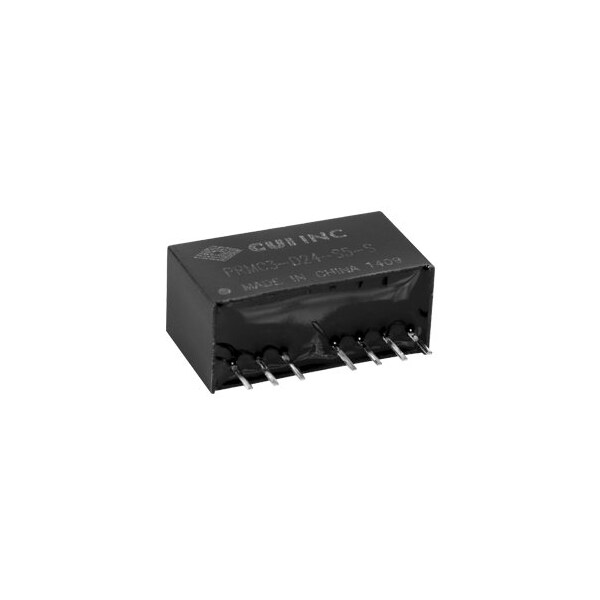 Cui Inc DC to DC Converter, 12V DC to 5V DC, 1VA, 0 Hz - PRMC3-D12-S5-S