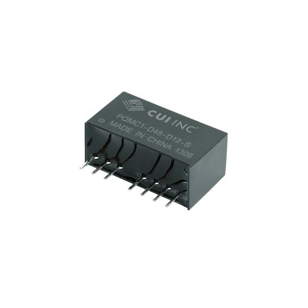 Cui Inc DC to DC Converter, 5V DC to 15V DC, 1VA, 0 Hz - PQMC1-D5-S15-S